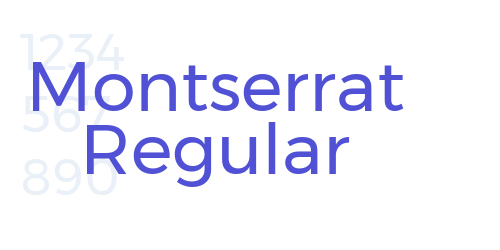 Montserrat Regular-font-download
