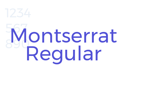 Montserrat Regular