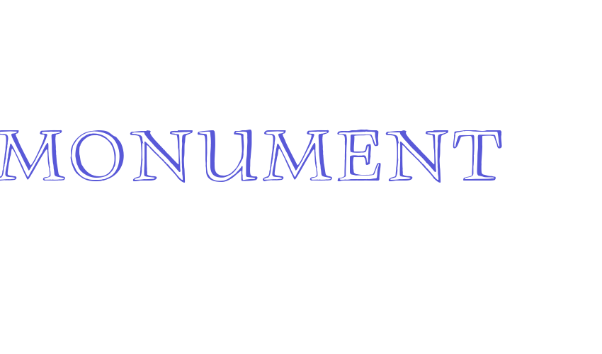 Monument Font