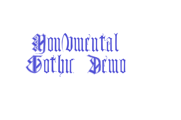 Monumental Gothic Demo