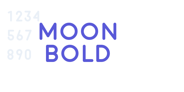 Moon Bold font free