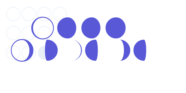 Moon Phases font free