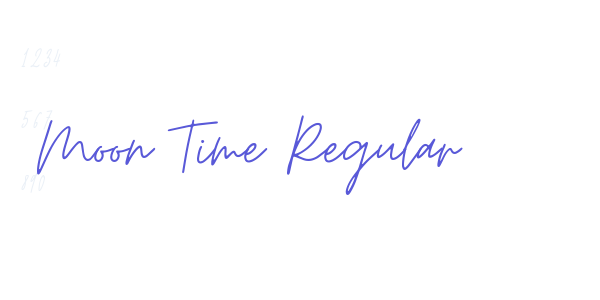 Moon Time Regular font free