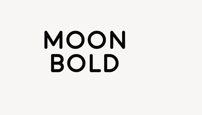 Moon Bold font download