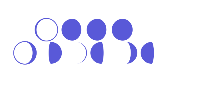 Moon Phases Font Download