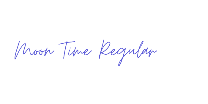 Moon Time Regular Font Download