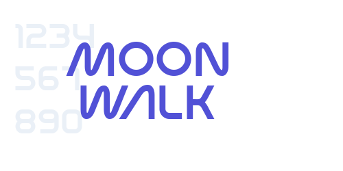 Moon Walk-font-download