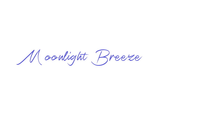 Moonlight Breeze Font Download