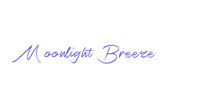 Moonlight Breeze Font Download