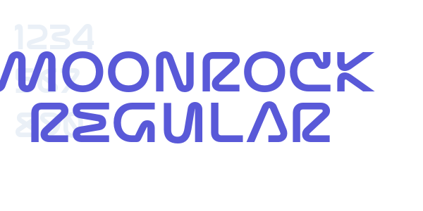 Moonrock Regular font free