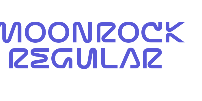 Moonrock Regular Font