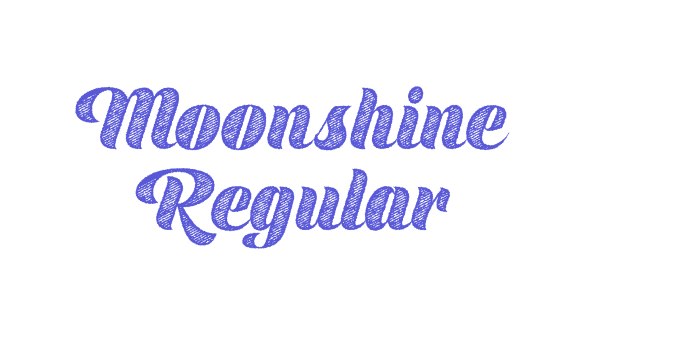 Moonshine Regular Font Download