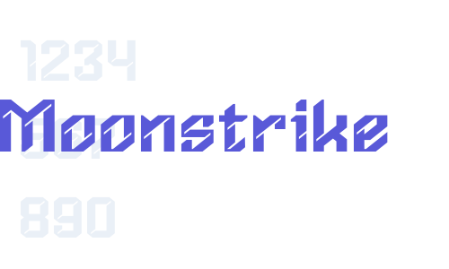 Moonstrike Font