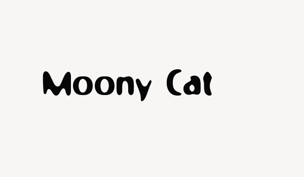 Moony Cat Font