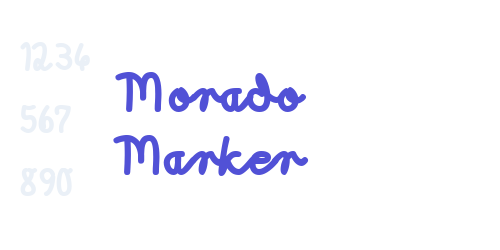 Morado Marker-font-download