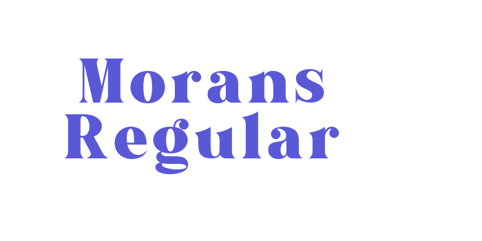 Morans Regular Font Download