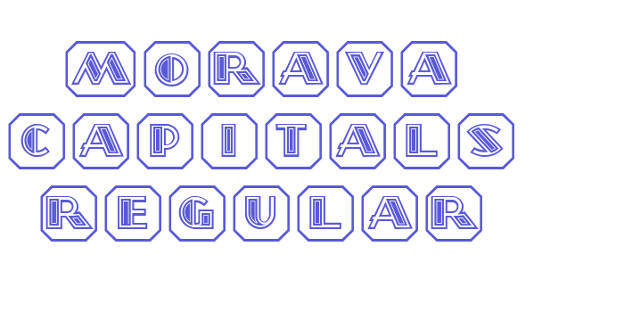 Morava Capitals Regular Font Download