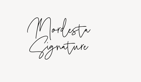 Mordesta Signature Font