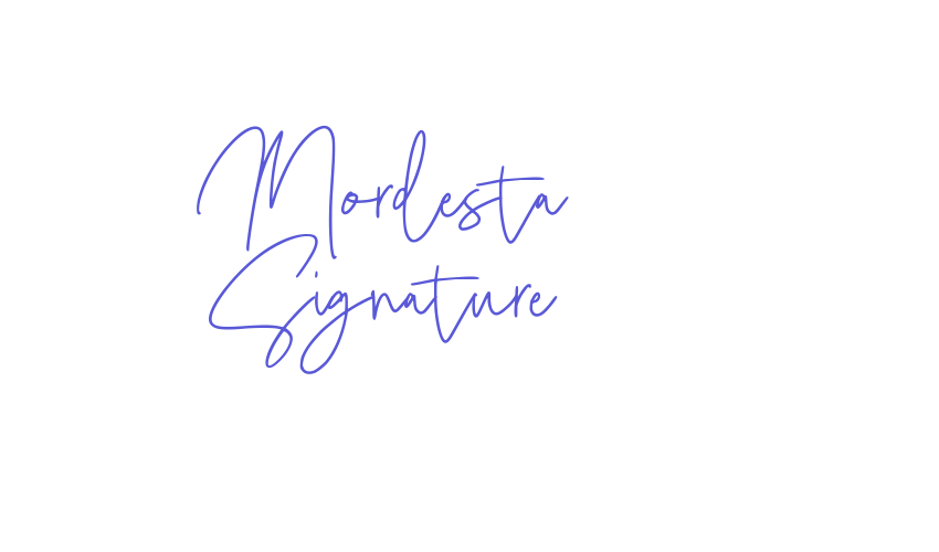 Mordesta Signature Font Download