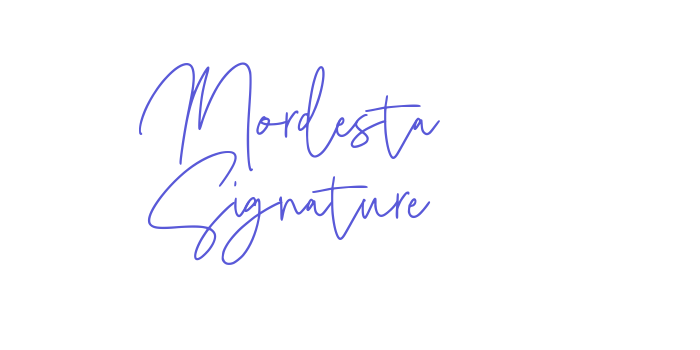 Mordesta Signature Font Download