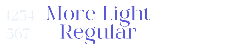 More Light Regular-related font