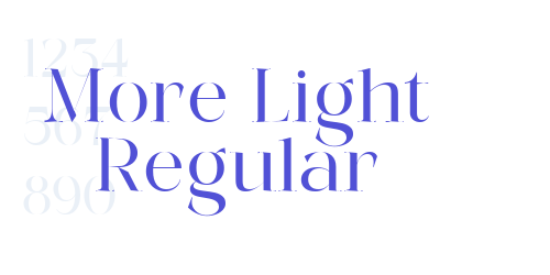 More Light Regular-font-download