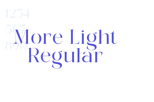 More Light Regular