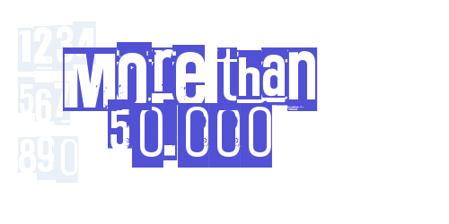 More than 50.000-font-download