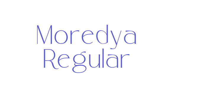 Moredya Regular Font Download