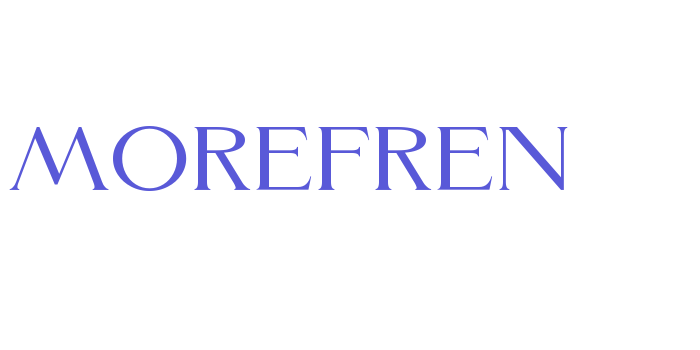 Morefren Font Download