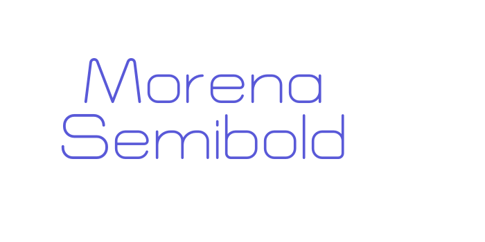 Morena Semibold Font Download