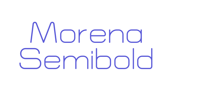 Morena Semibold Font