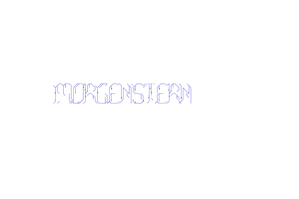 Morgenstern Font