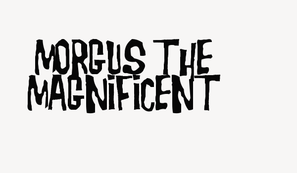 Morgus the Magnificent Font