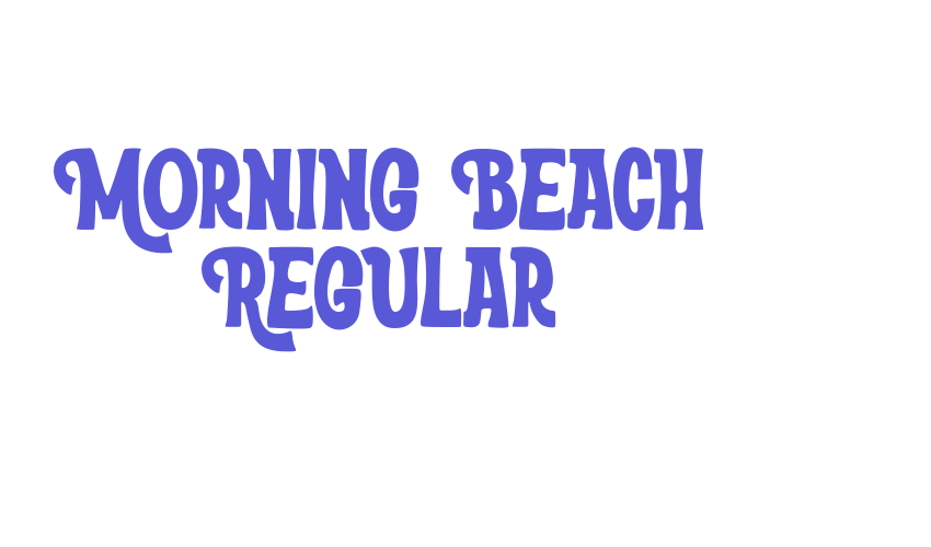 Morning Beach Regular Font Download