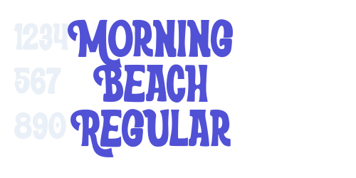 Morning Beach Regular-font-download