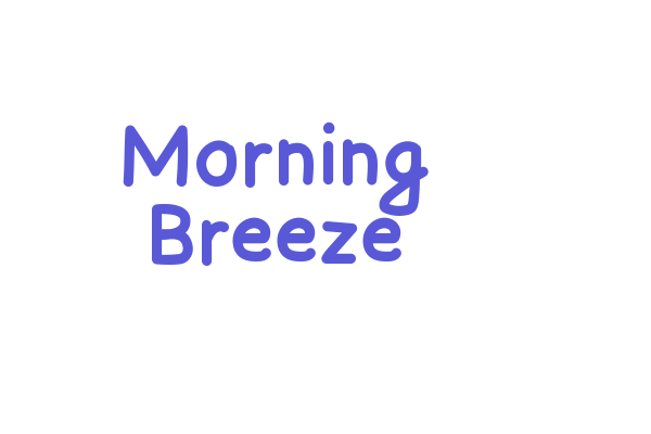 Morning Breeze Font