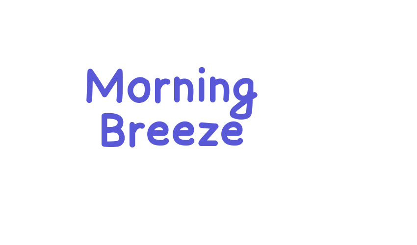 Morning Breeze Font Download