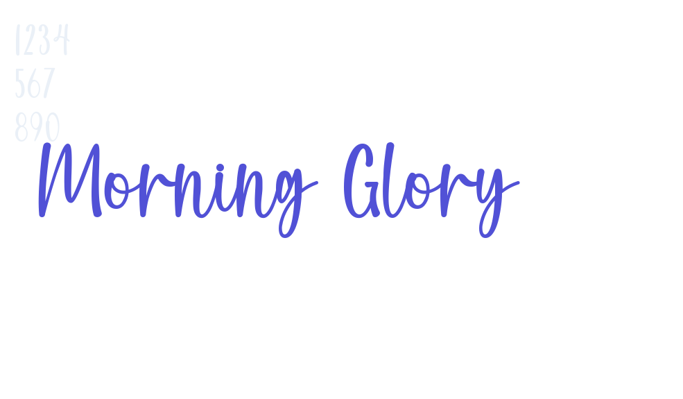 Morning Glory-font-download