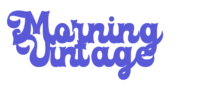 Morning Vintage Font Download