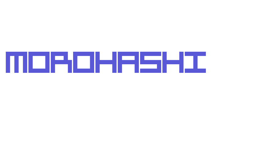 Morohashi Font Download