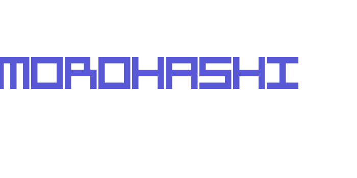 Morohashi Font Download