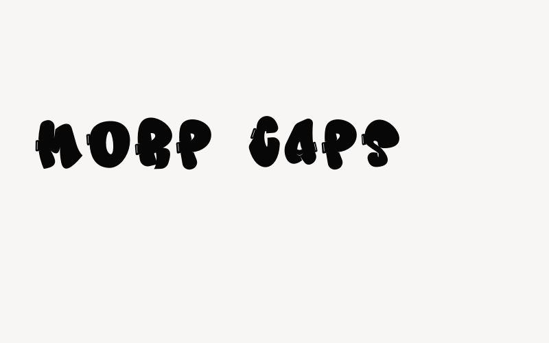 Morp Caps Font