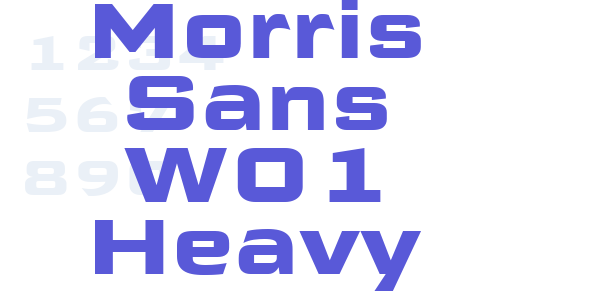 Morris Sans W01 Heavy font