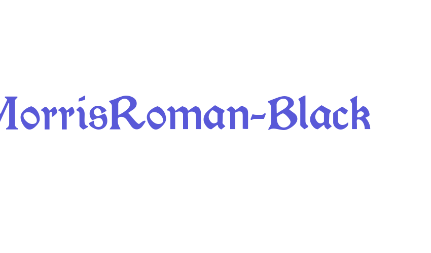 MorrisRoman-Black Font Download