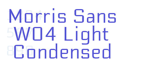 Morris Sans W04 Light Condensed-font-download