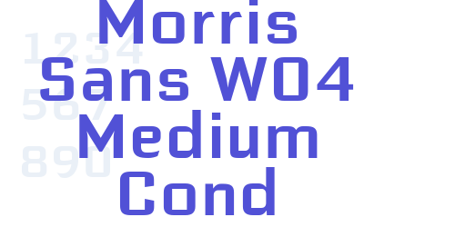 Morris Sans W04 Medium Cond-font-download