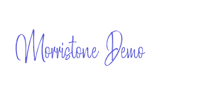 Morristone Demo Font Download