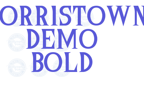 Morristown Demo Bold Font