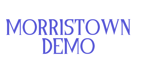 Morristown Demo Font Download